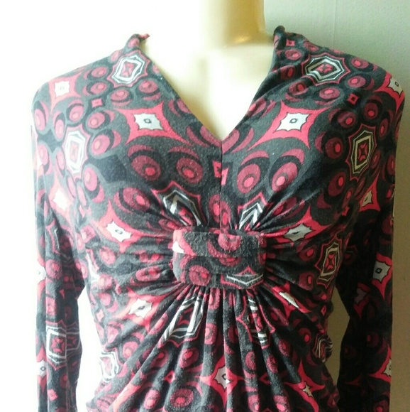 Small Etcetera Long-Sleeved Abstract Print Top - Picture 2 of 4